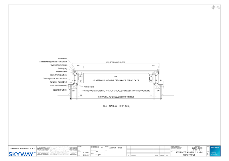 DWG AOV 1m² Gfa long section