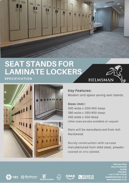 Seat Stand Spec Sheet