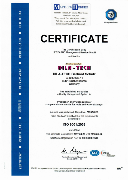 ISO 9001:2008 Certificate (T-Pren)