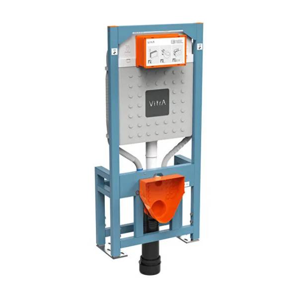 762-4805-01- V-Fix Prime frame for wall-hung WC pans, 12cm cistern, 3/6ltr -  floor fixation - Drywall WC Frame