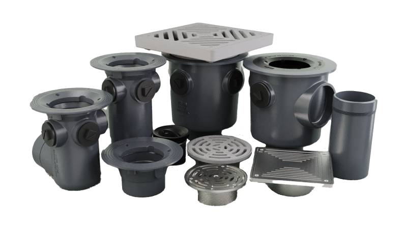 Vortx Cast Iron Floor Drains