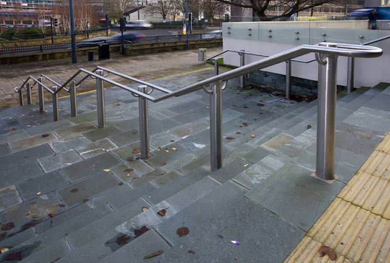 ASF 5006 Stainless Steel Hand Railing, Bradford Library