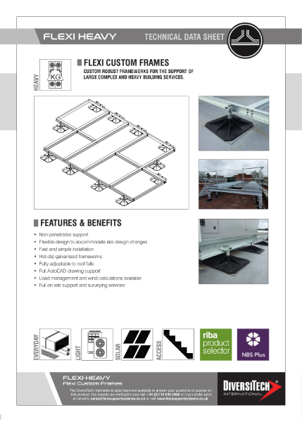 FLEXI HEAVY - FLEXI CUSTOM FRAMES TDS