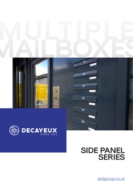 MULTIPLE MAILBOXES - SIDE PANEL SERIES