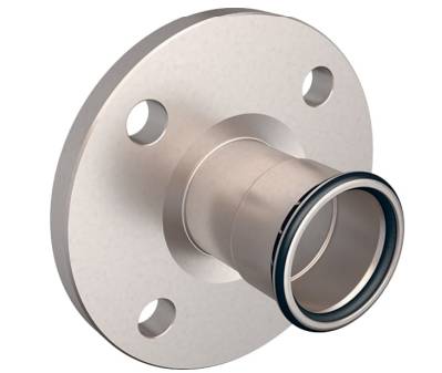 Geberit Mapress CuNiFe Flange PN 10/16, With Pressing Socket