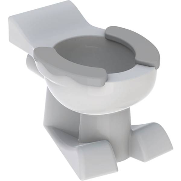 Bambini Floor-Standing WC For Children, Washdown, Lion Paw Design, With Seat Pads