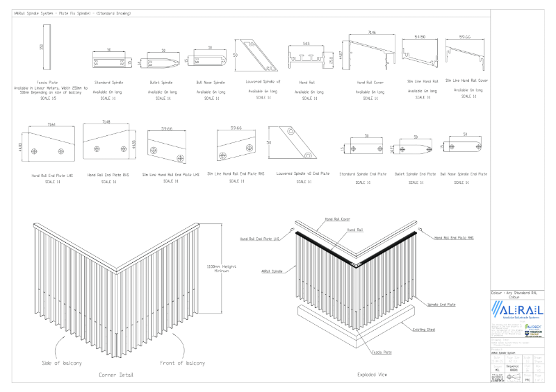 AliRail-Plate-Fix-Spindle-CAD