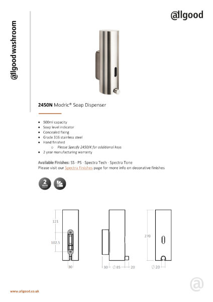 2450N-Datasheet Iss06