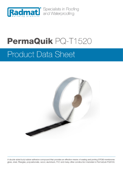 PermaQuik PQ-T1520 Double Sided Sealing Tape Product Data Sheet