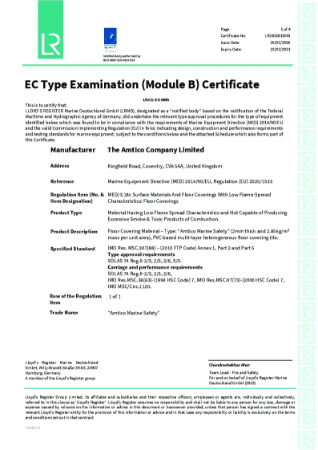 QA Certificate