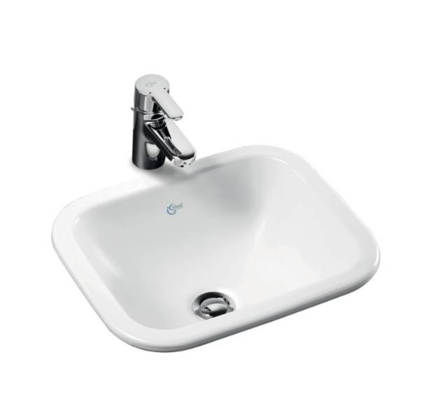 Concept Cube 42 cm Under-Countertop Washbasin No Tap Deck