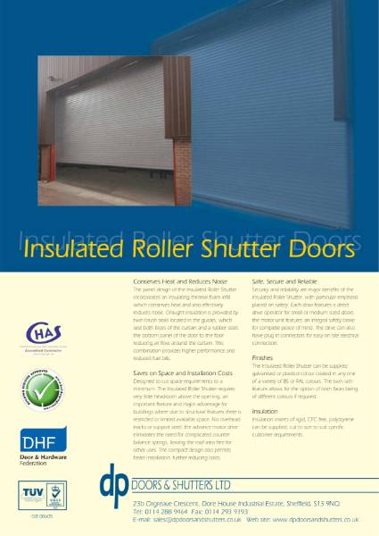 Insulated Steel Roller Shutter