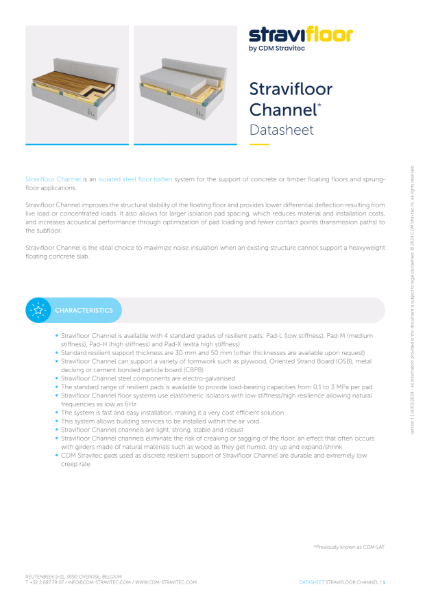 Datasheet - Stravifloor Channel (EU)