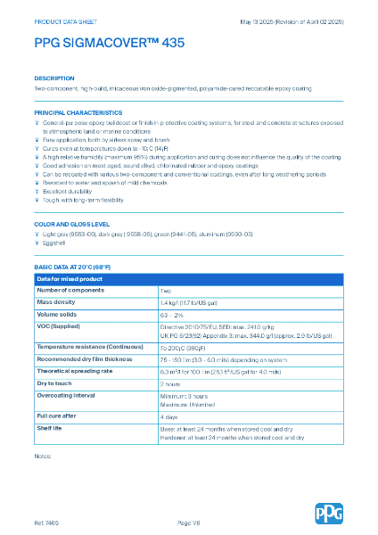 PPG SIGMACOVER™ 435