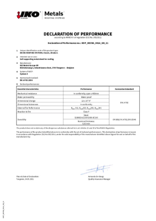 DOP - Decra Takpanner Classic og Elegance