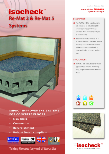 Isocheck ReMat 3&5 - Data Sheet - v5.13