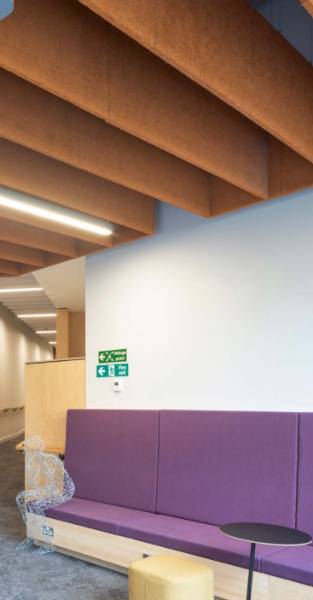 HERADESIGN® Baffle Element Profile - Ceiling baffle