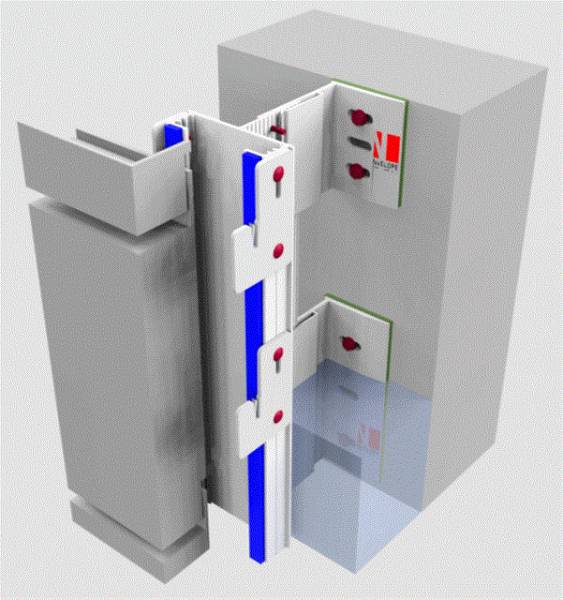 NVELOPE® Rainscreen Sub Frame System - NV7 - Rainscreen Cladding System