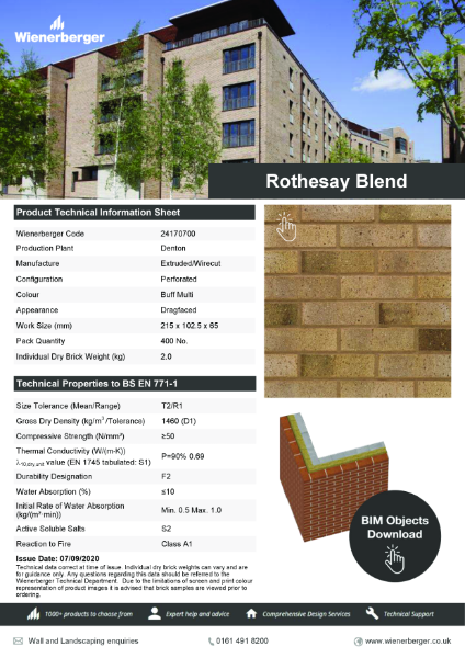 Rothesay Blend Data Sheet