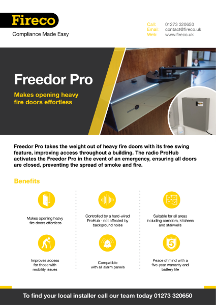 Freedor Pro Product Brochure