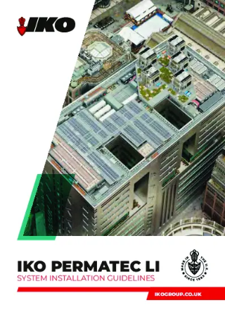 IKO Permatec LI Installation Guide