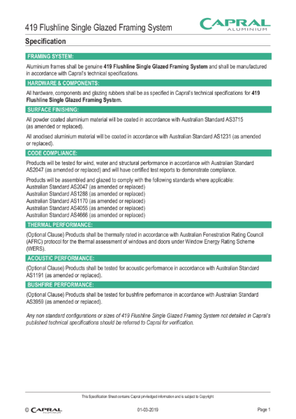 Specification - 419 Flushline_1903