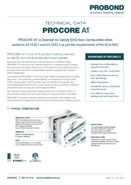 Procore A1 TDS