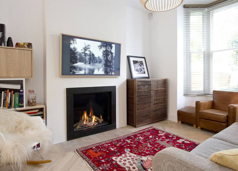 DRU Maestro gas fire completes transformation of classic Camden town house