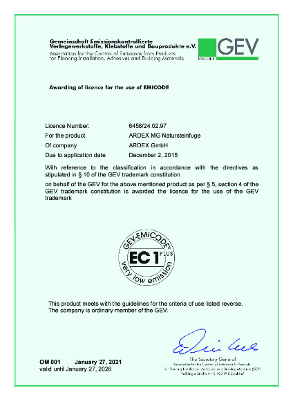 GEV-EMICODE® EC1 PLUS