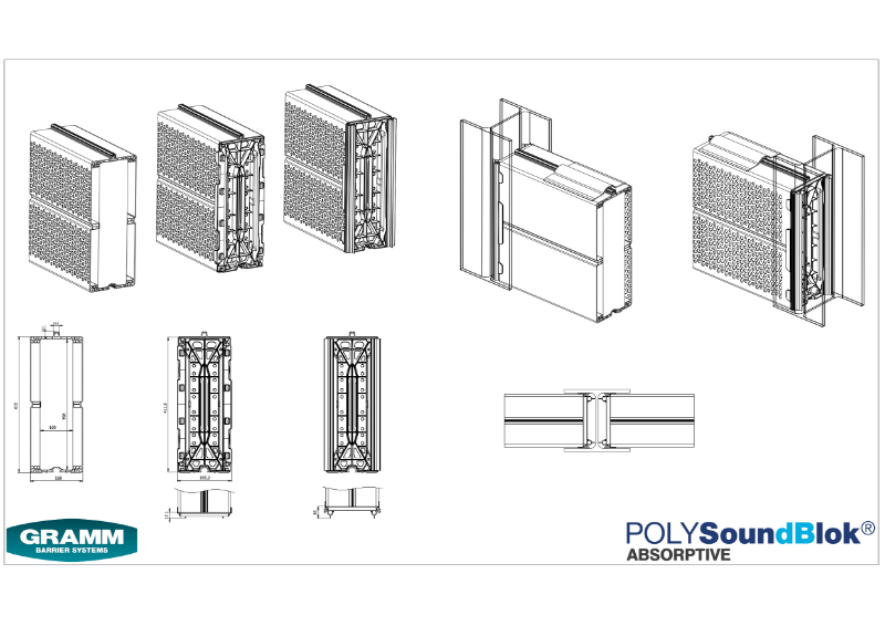 POLYSoundBlok Panel Dimensions