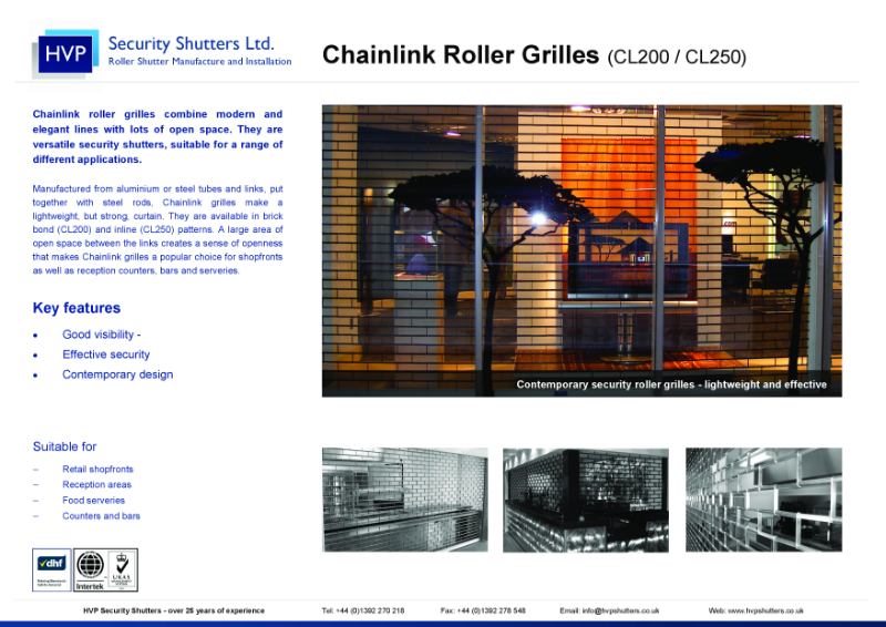 HVP Product Sheet - Chainlink