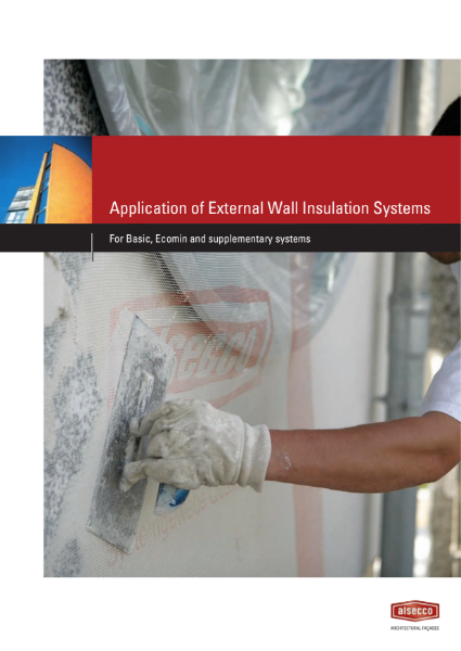 Alsecco External Wall Insulation Application Guidelines