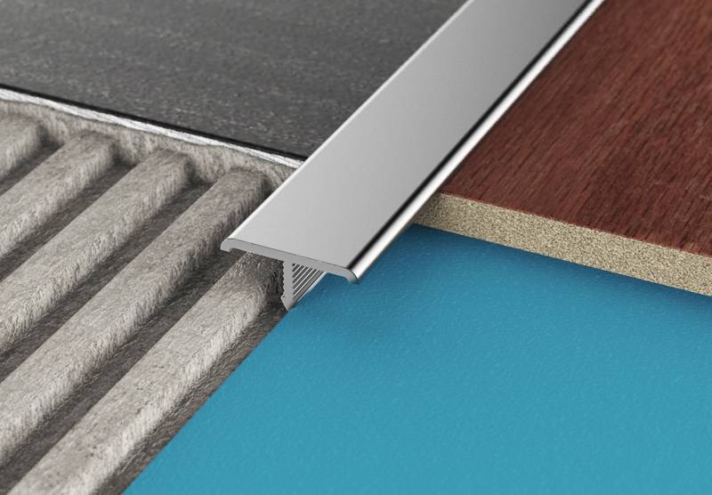 Mapei - Diaplas Aluminum "T-Shaped" Transition Tile Trim - Profiles & Trim