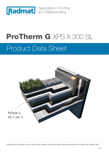 ProTherm G XPS X 300 SL Product Data Sheet