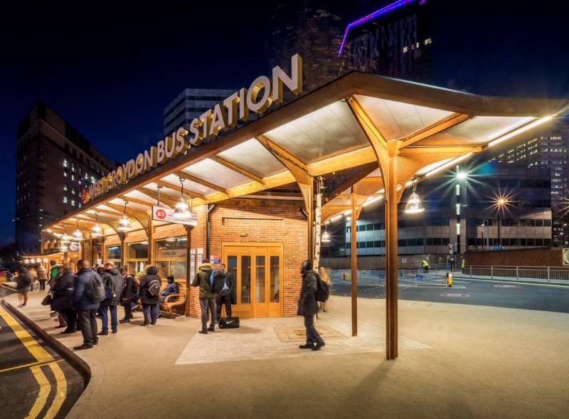 Kalwall Translucent Cladding - West Croydon Bus Station