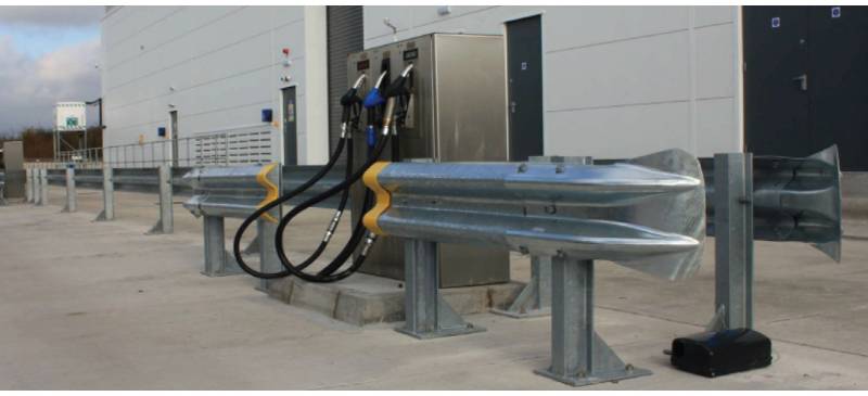 Floor Mounted Armco Barrier - P224 - Vehicle Restraint System