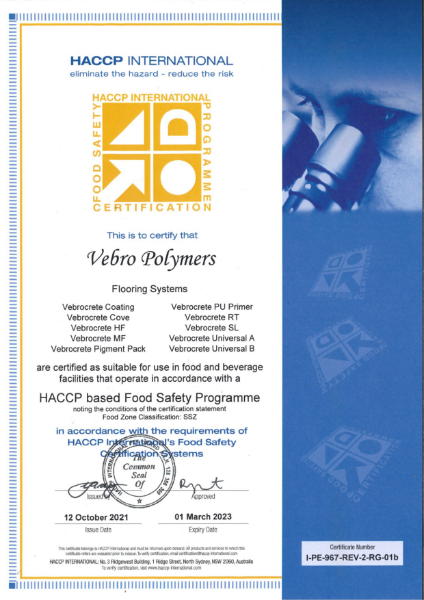HACCP International Product Compliance Certification