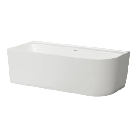 MEDA - Badekar i Marbond komposittmateriale til montering i hjørne (venstre) 1800mm x 800mm x 590mm
