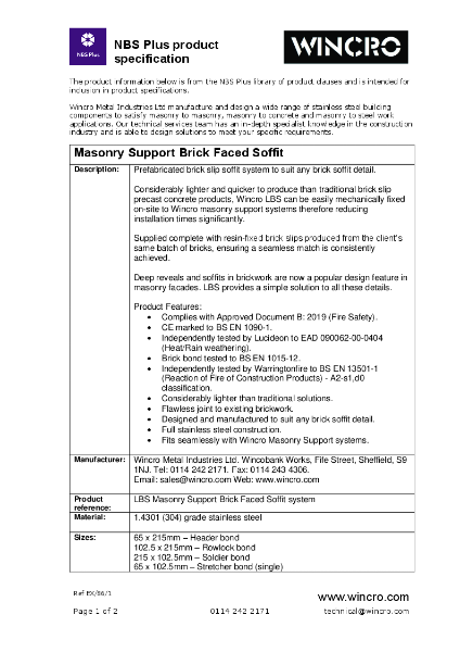 LBS-Brick-Faced-Soffit-NBS-Datasheet-(EX-86-1)