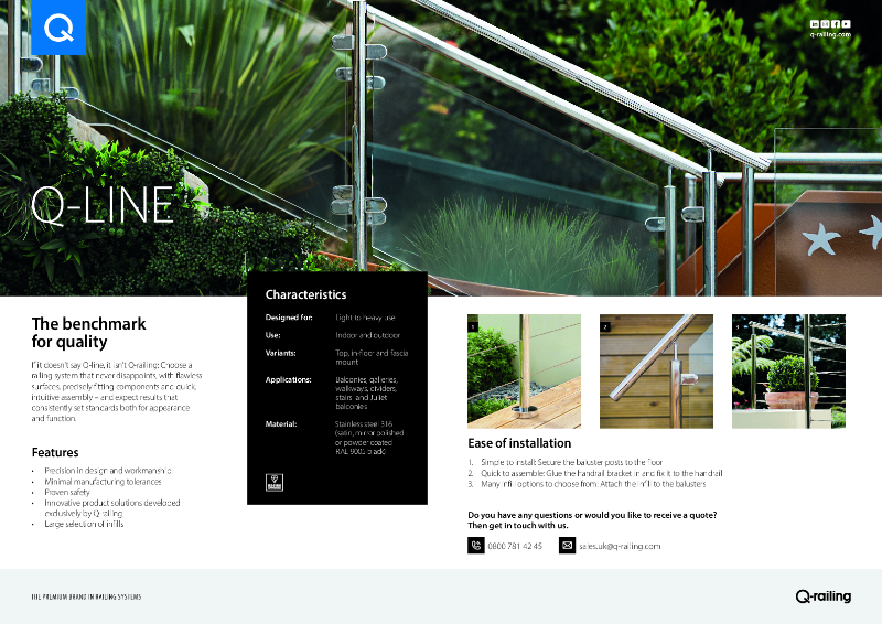Q-railing Q-line Overview