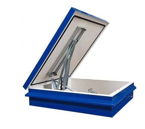 2-in-1 Aluminium Smoke Vent System | AOV Roof Access Hatch  - Roof Hatch, AOV