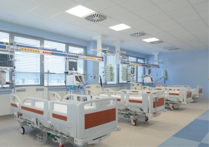 Knauf Ceiling Solutions MEDIGUARD Plain - Exposed Grid Ceiling System