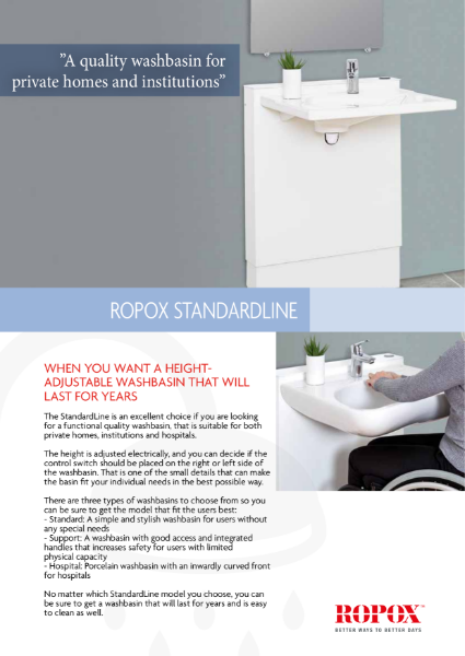 Ropox StandardLine washbasin