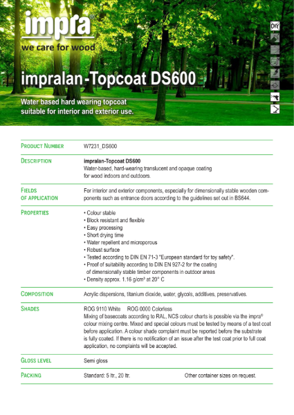 impralan Topcoat DS600