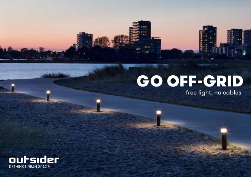 Out-Sider - Go Off-Grid Solar Lighting