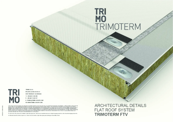 Architectural Details - Flat Roof System - TRIMOTERM FTV - PDF
