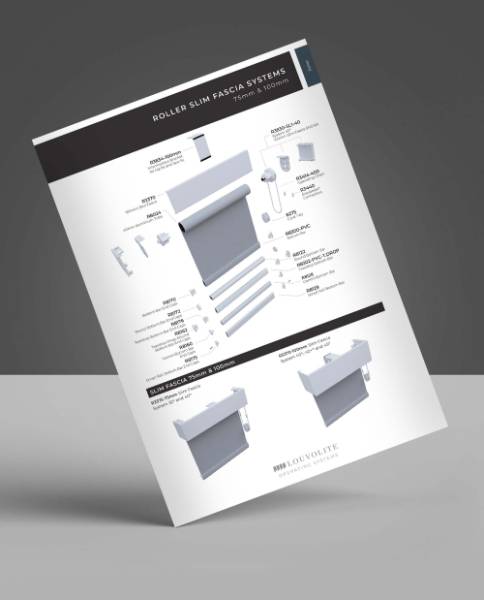 Roller 75mm & 100mm Slim Fascia System