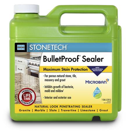 STONETECH® BulletProof® Sealer - Water-based penetrating stone sealer