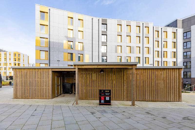 Bespoke Street Furniture for UWE's Purdown View Student Accommodation