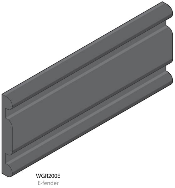 Rubber E-Fender Wall Guard